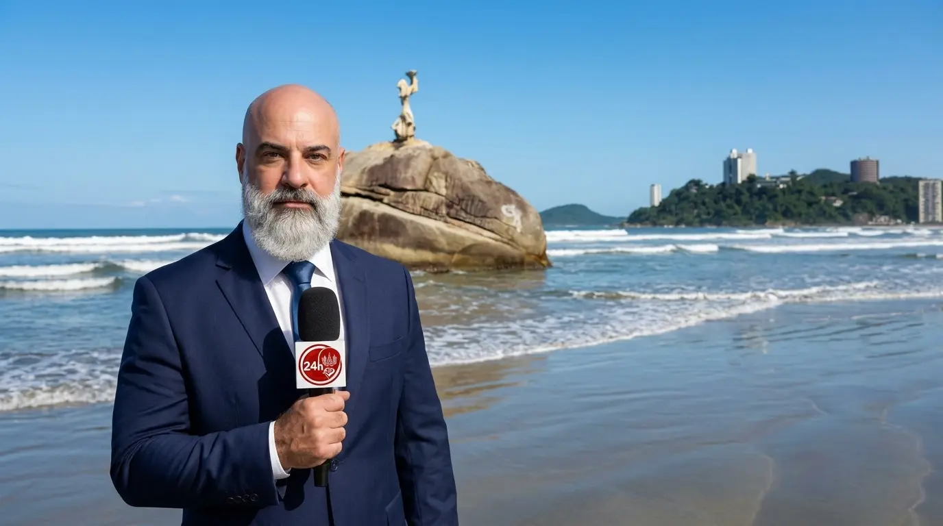 Obras de aprofundamento do canal no porto da Cidade de Santos SP